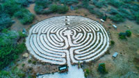 Aruba Peace Labyrinth, 11 circuits to walk